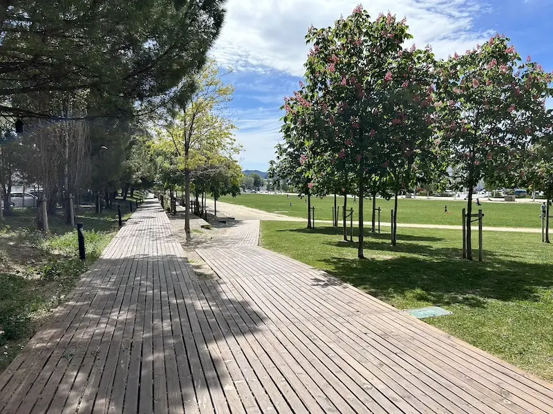 Millores en el Parc Central de Igualada